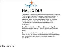 Sites similar to ciao-corona.ch