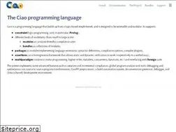 Sites similar to ciao-lang.org