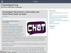 Sites similar to ciaoamigosit.org