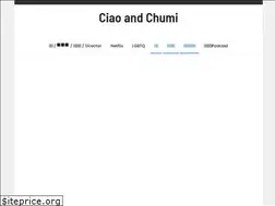 Sites similar to ciaoandchumi.com