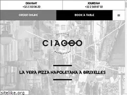 Sites similar to ciaooopizzeria.be