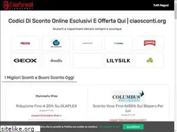 Sites similar to ciaosconti.org