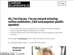Sites similar to ciaranblumenfeld.com