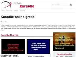 Sites similar to ciberkaraoke.com