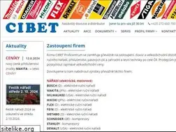 Sites similar to cibet.cz