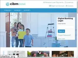 Sites similar to cibmbank.com