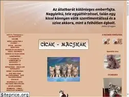 Sites similar to cicak-macskak.lapunk.hu