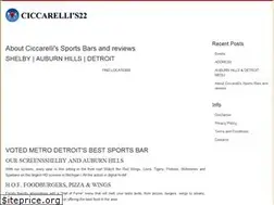 Sites similar to ciccarellis-22-sports-bar.com