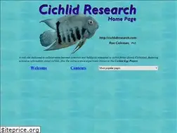 Sites similar to cichlidresearch.com