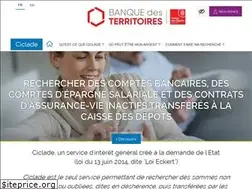 Sites similar to ciclade.caissedesdepots.fr