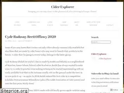 Sites similar to ciderexplorer.wordpress.com