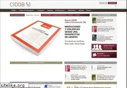 Sites similar to cidob.org