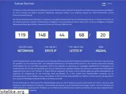 Sites similar to cidr-rechner.de