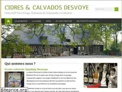 Sites similar to cidre-calvados-desvoye.fr