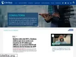 Sites similar to ciedess.cl