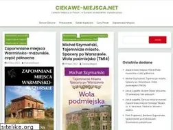 Sites similar to ciekawe-miejsca.net