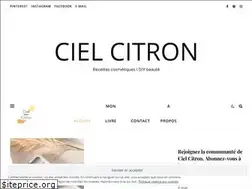 Sites similar to cielcitron.com