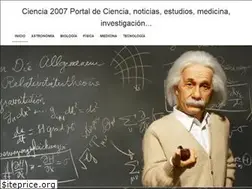 Sites similar to ciencia2007.es