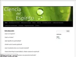 Sites similar to cienciadelespiritu.org