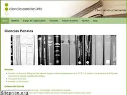 Sites similar to cienciaspenales.info