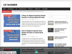 Sites similar to cifnumber.com