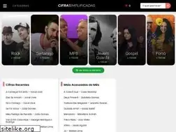 Sites similar to cifrasimplificadas.com.br