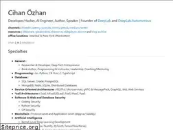 Sites similar to cihanozhan.com
