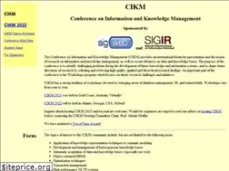 Sites similar to cikmconference.org