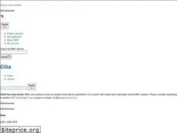 Sites similar to ciliajournal.biomedcentral.com