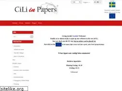 Sites similar to ciliinpapers.se