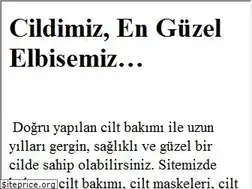 Sites similar to ciltbakimlari.com