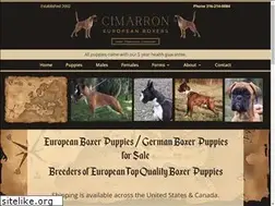 Sites similar to cimarroneuropeanboxers.com