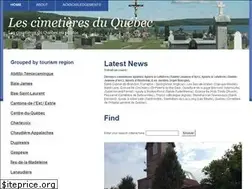 Sites similar to cimetieresduquebec.ca