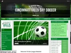 Sites similar to cincinnatihillssaysoccer.org