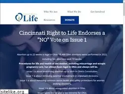 Sites similar to cincinnatirighttolife.org