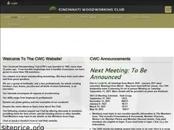 Sites similar to cincinnatiwoodworkingclub.org