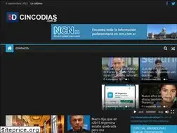 Sites similar to cincodias.com.ar