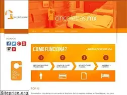 Sites similar to cincoletras.mx