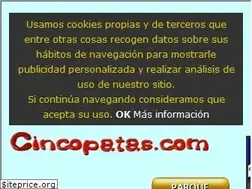 Sites similar to cincopatas.com