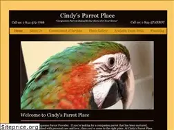 Sites similar to cindysparrotplace.com