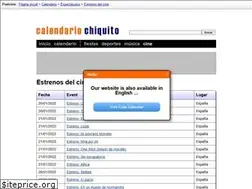 Sites similar to cine.calendario-chiquito.es