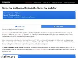 Sites similar to cinemaboxapkdownloads.com