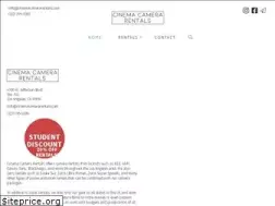 Sites similar to cinemacamerarentals.com