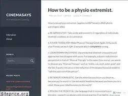 Sites similar to cinemasays.wordpress.com
