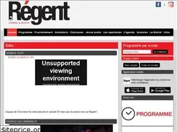 Sites similar to cineregent.fr