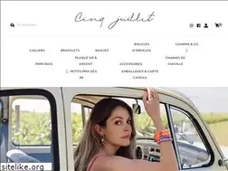 Sites similar to cinqjuillet.com