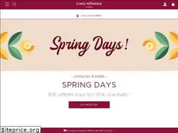 Sites similar to cinqmondes.com