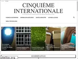 Sites similar to cinquiemeinternationale.org