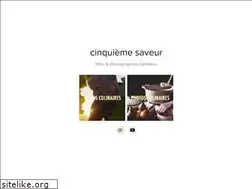 Sites similar to cinquiemesaveur.com