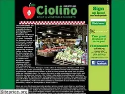 Sites similar to ciolinoproduce.com
